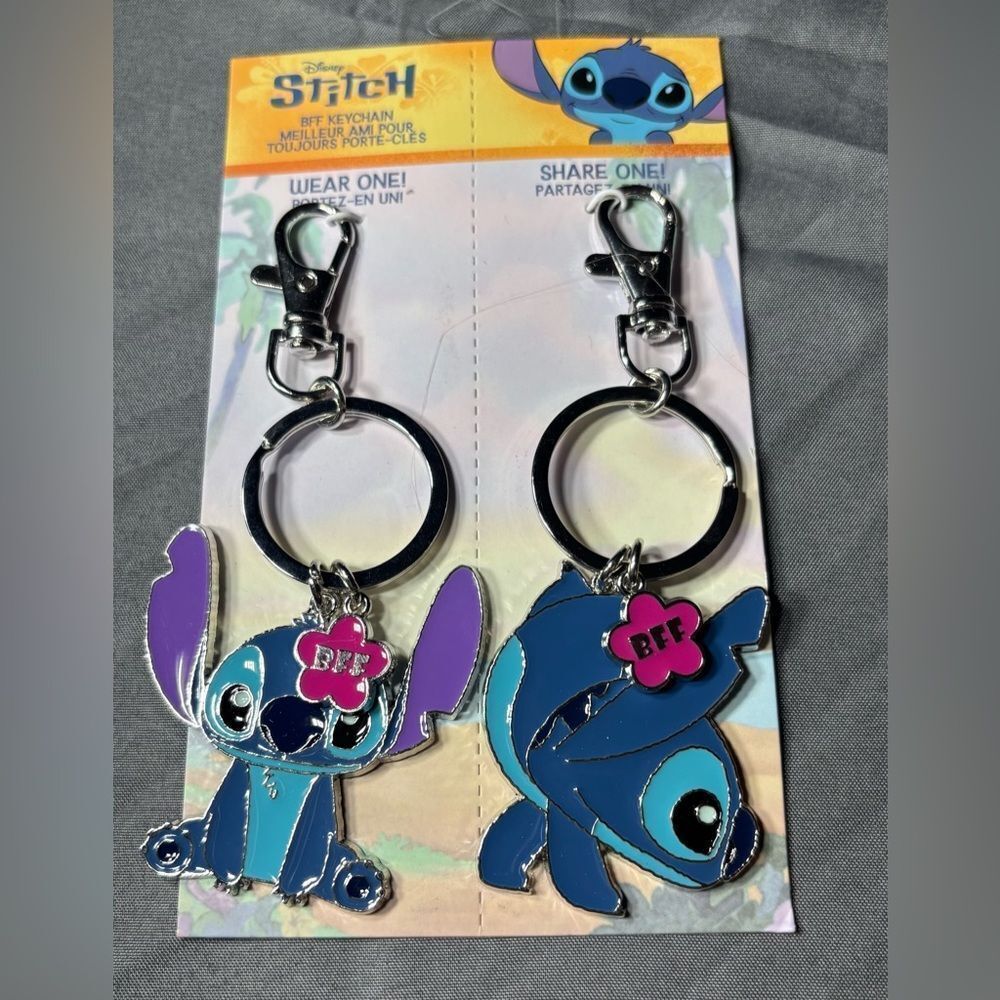 2 New Stitch BFF Keychains NWT
